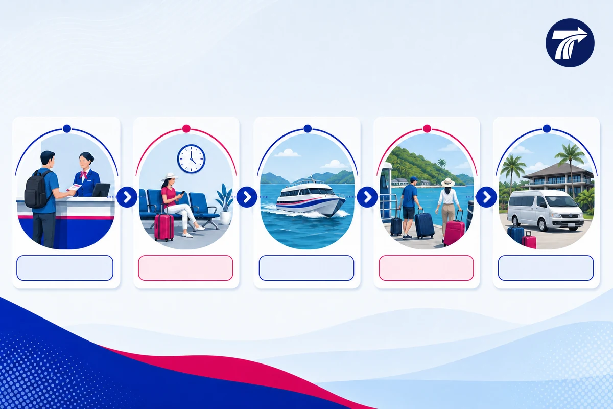 Complete Ban Phe to Koh Samet journey stages