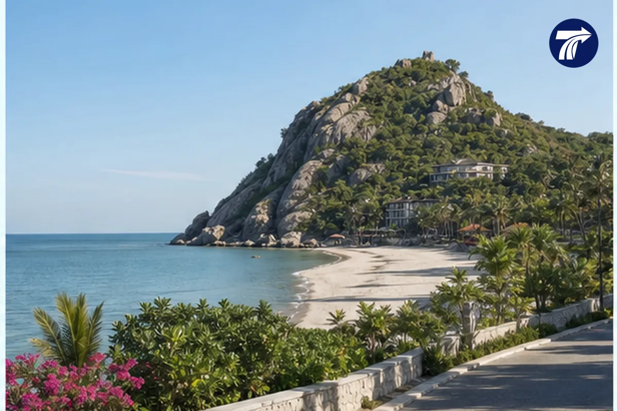 Scenic Khao Takiab hotel area south of Hua Hin