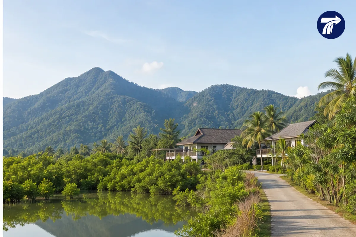 Quiet scenic east coast of Koh Chang