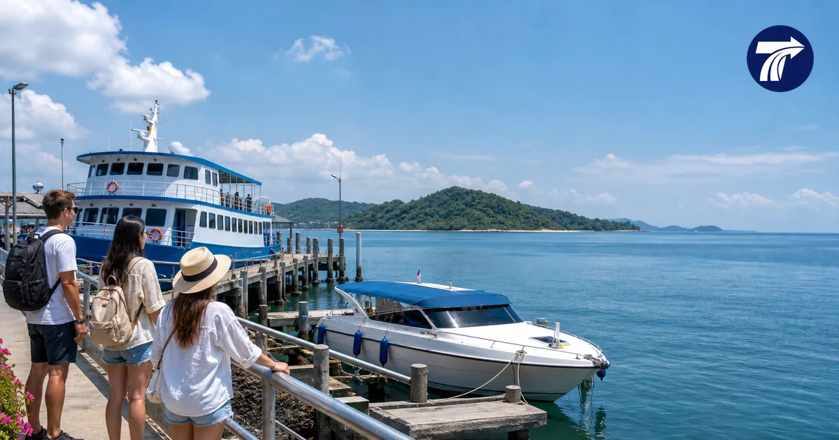 Ferry and speedboat options from Ban Phe to Koh Samet
