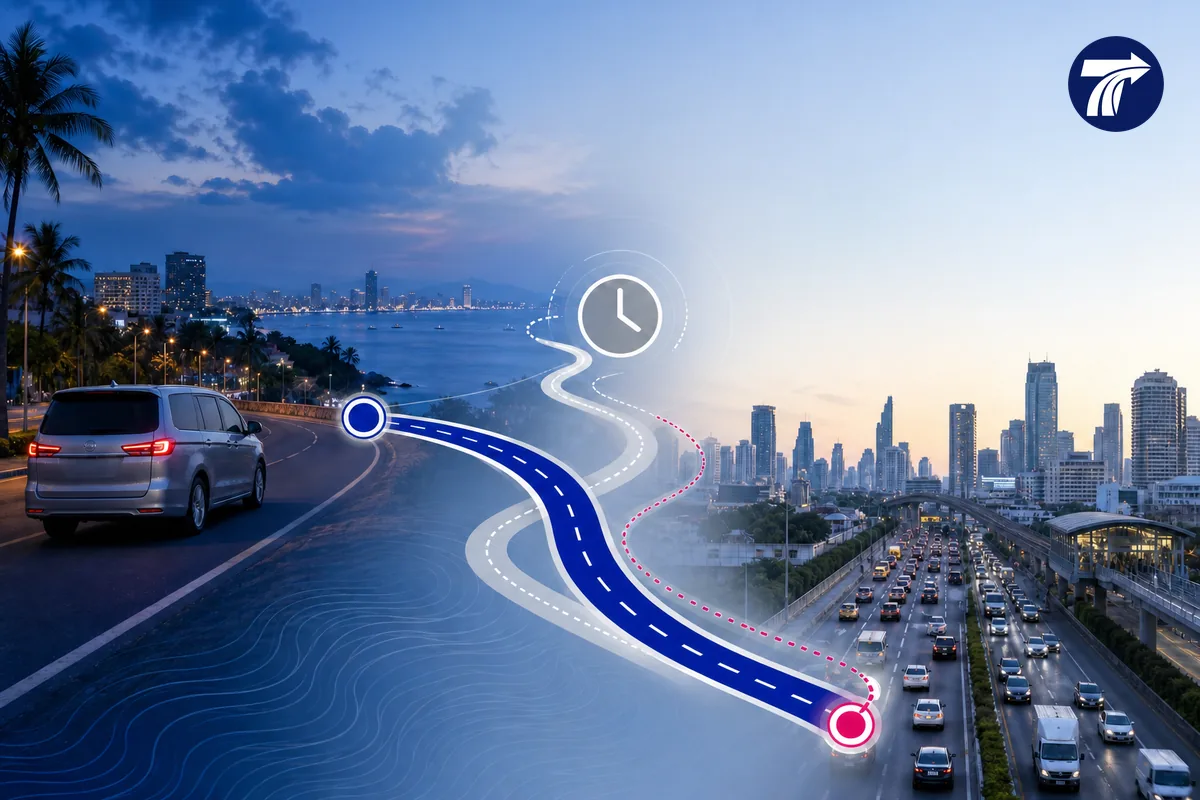 Road traffic margin in an early transfer plan