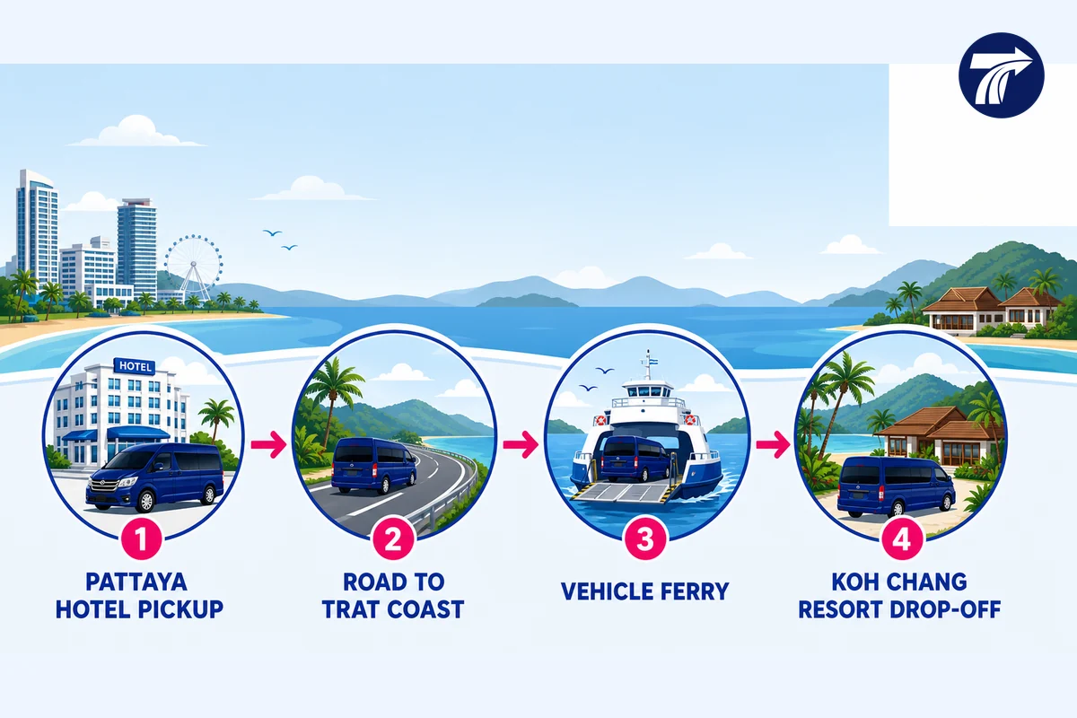 Four stages from a Pattaya hotel to a Koh Chang resort
