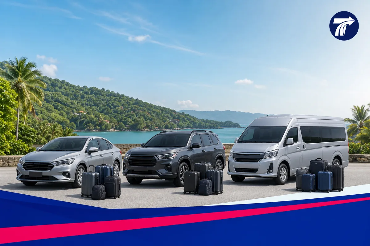 Sedan SUV and van options for a Pattaya to Koh Chang transfer