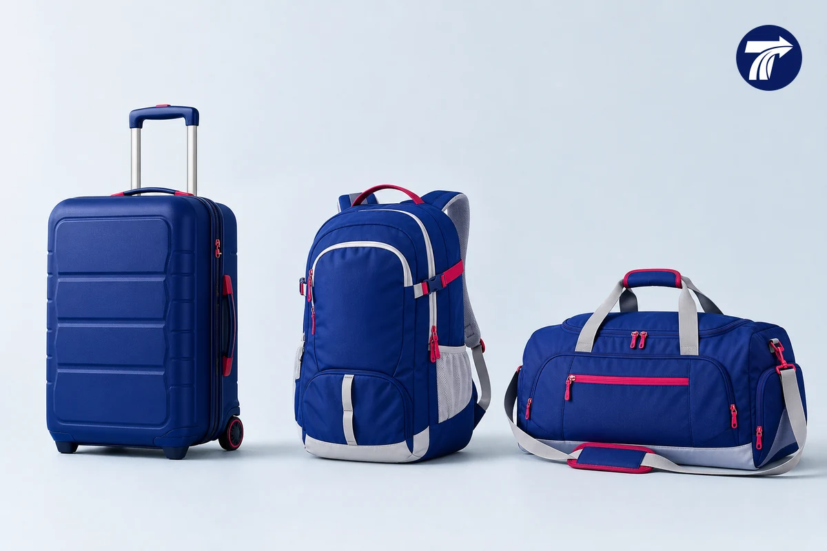Wheeled suitcase backpack and duffel compared for a Koh Samet pier transfer