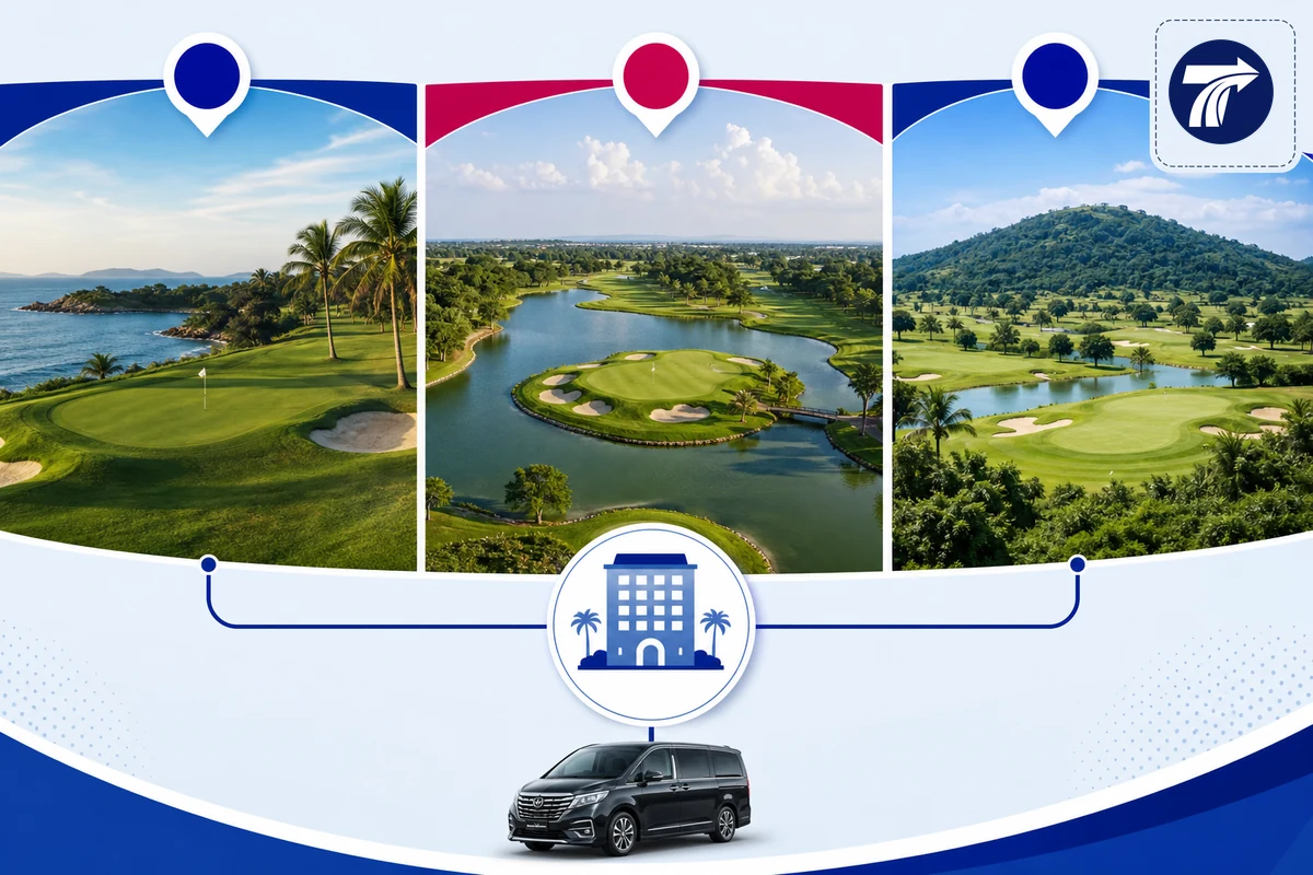 Three-day Pattaya golf plan with south east and north course zones
