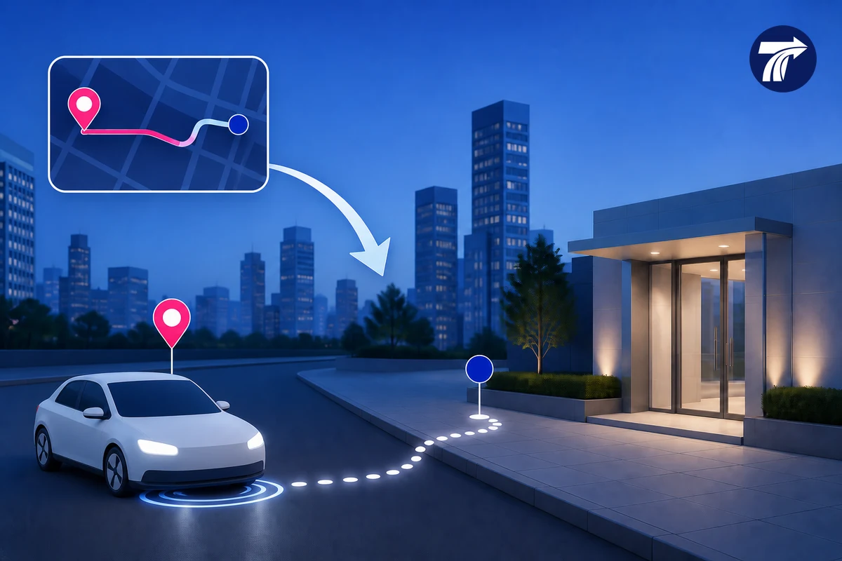 Traffic and practical handoff planning for an evening route
