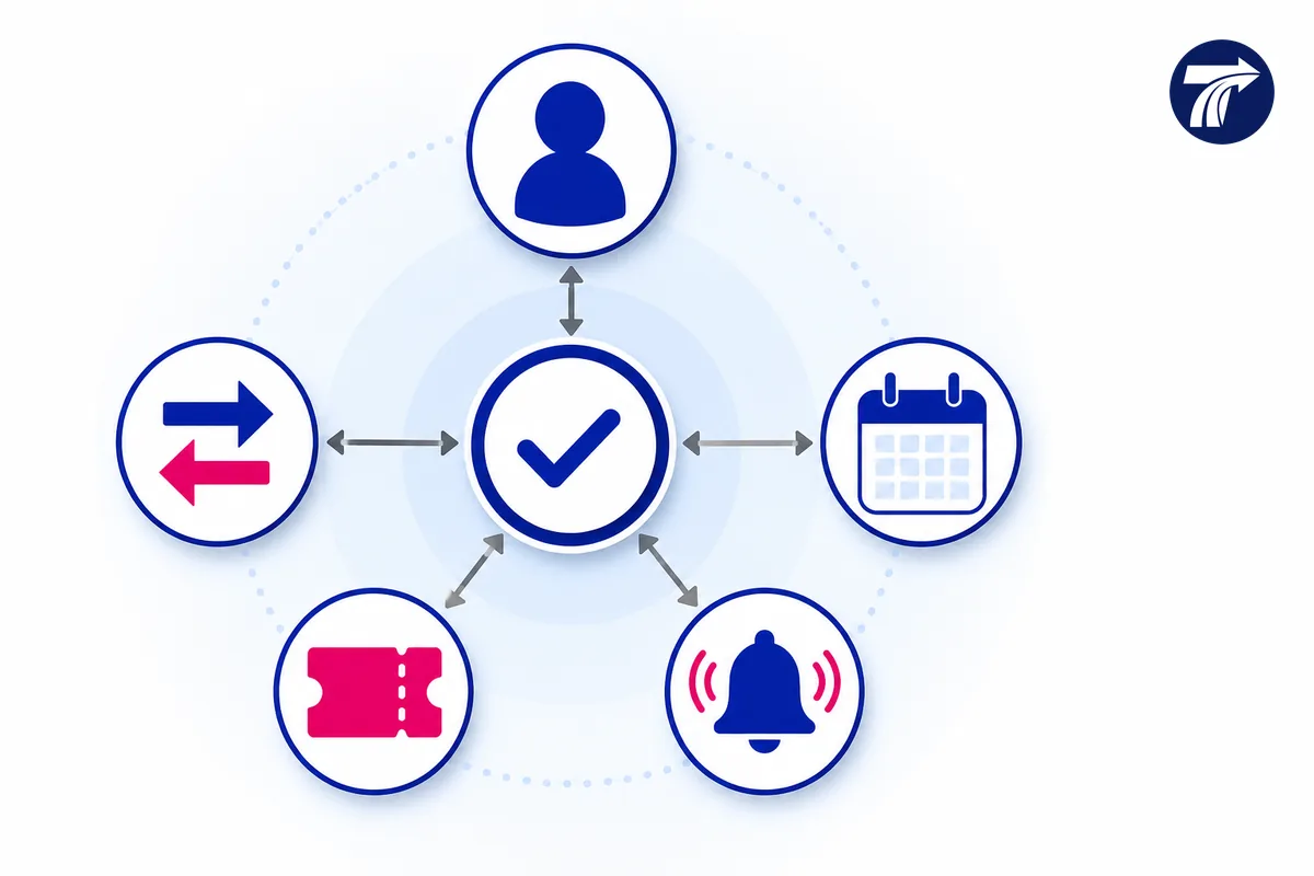 Illustrative direct provider and travel-date source verification