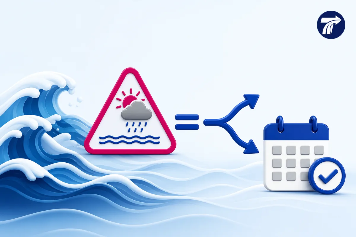 Sea and weather verification before a Koh Larn crossing