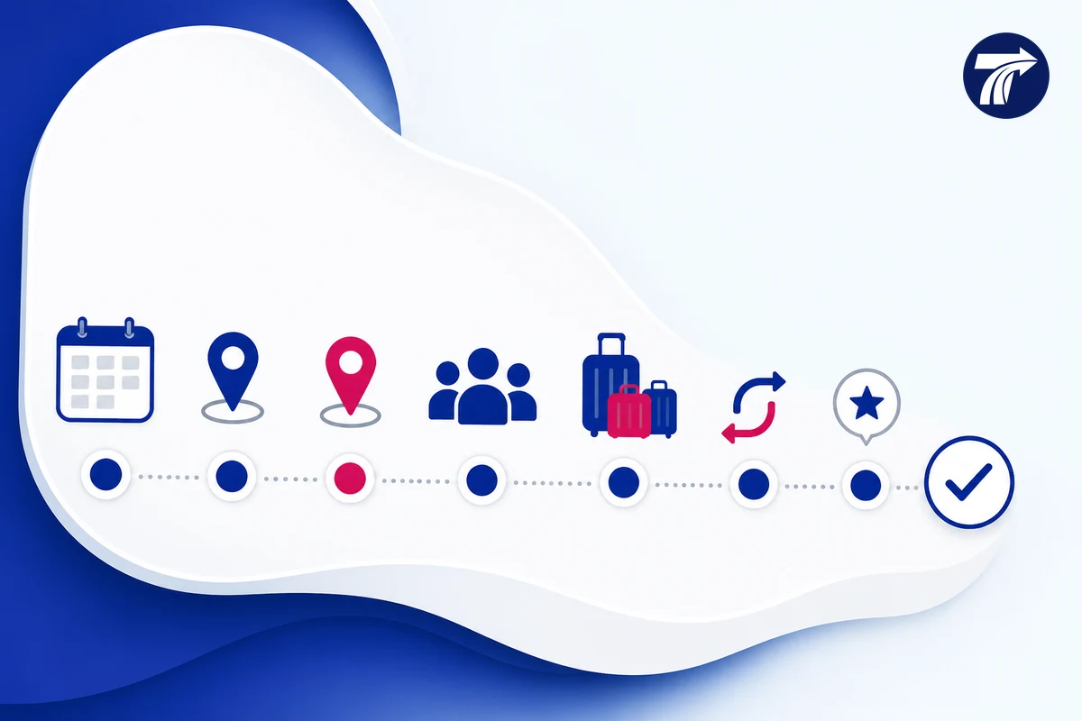 Illustrative booking confirmation checklist for a private Pattaya day tour